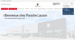 Desktop Screenshot of lauzonporsche.com